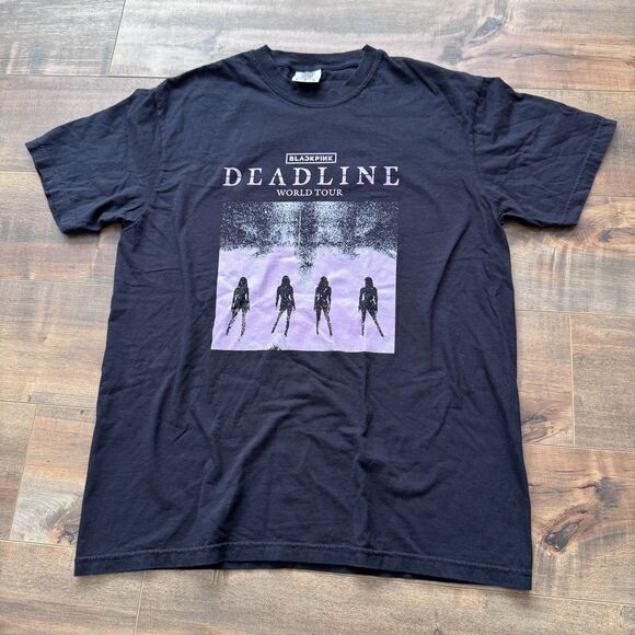 Blackpink Deadline 2025 World Tour Concert T-shirt K-Pop Size Large - Picture 1 of 6